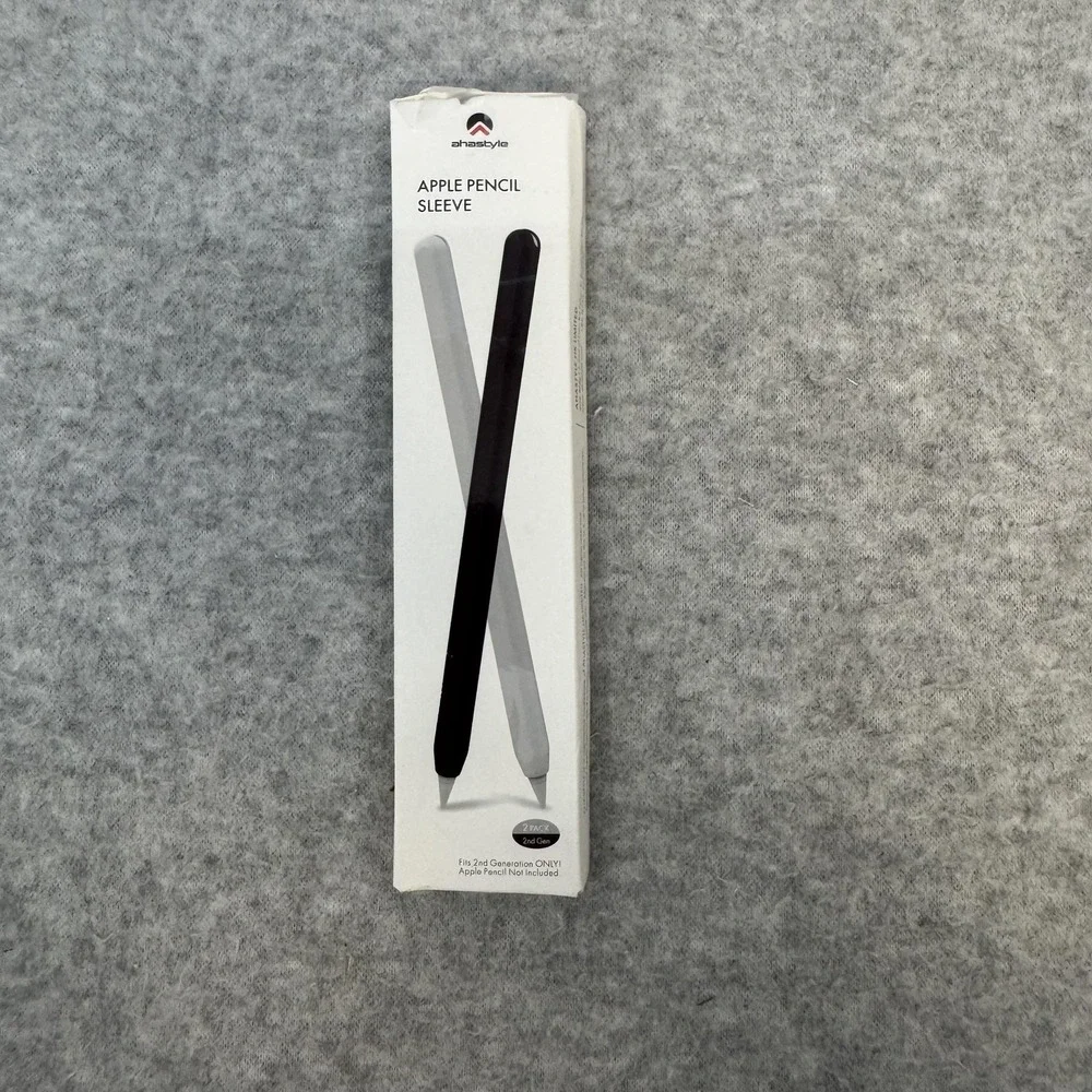 AhaStyle Apple Pencil Sleeve 2 Pack Ultra Thin PT65-WEBK for 2nd Generation Only